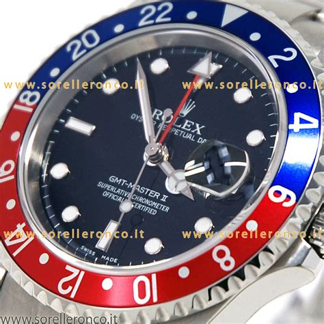 rolex rosso blu